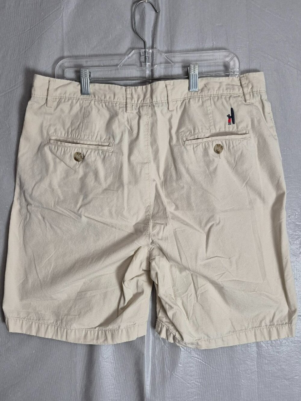 Johnnie O Mens Shorts 35 Stone Beige Performance Chino Mulligan 0551